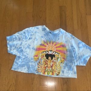 Authentic Hendrix 100% Cotton Cropped T-Shirt Size 2X